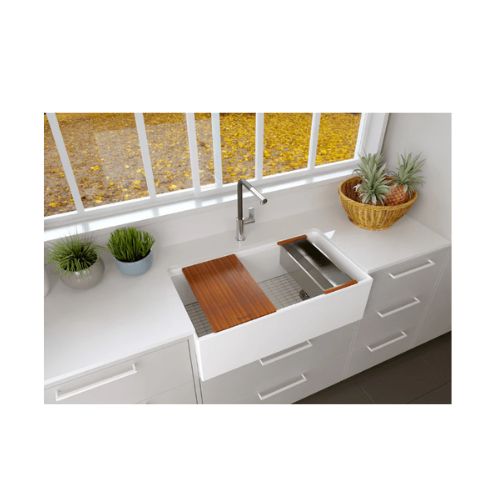 Farmhouse Kitchen Sink With Drainboard